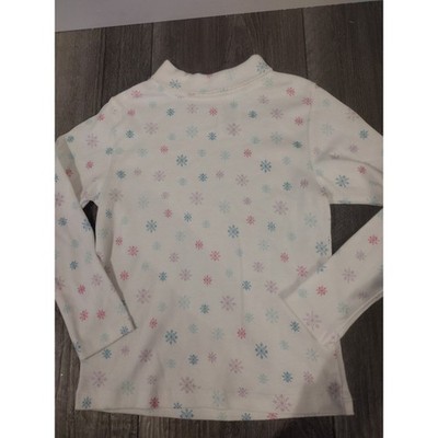 Vintage kid connection colored snowflakes winter turtleneck size toddler 5t