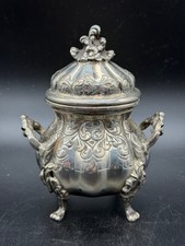 Zuccheriera antica in argento 800 (330 gr.) con punzoni primi 900