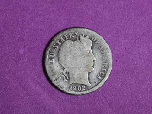 1902-O Barber One Dime #P33329