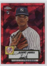 2021 Chrome Platinum Anniversary Red Atomic Refractor /100 Albert Abreu #60 1h9m