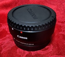 Genuine Canon Mount Adapter EF-EOS M for Mirrorless Cameras w Tripod Foot  Caps