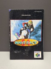 WAVE RACE 64 NINTENDO 64 N64 PAL ISTRUZIONI MANUALE ITALIANO MANUAL BOOK INSERTO