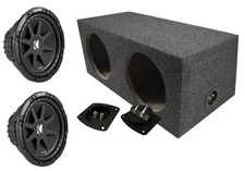 Kicker 43C104 10" Comp C10 Series Sub and ASC 210PRF Sub Box Enclosure