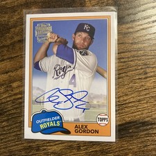 Alex Gordon 2023 Topps Archives Fan Favorites Autograph #81FF-AG Auto Signature