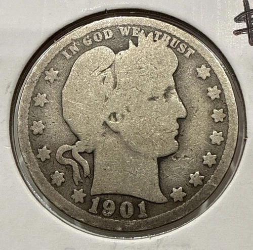 1901-P Barber Quarter — photo from another recent sale