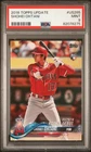 SHOHEI OHTANI 2018 TOPPS UPDATE ROOKIE RC #US285 PSA 9 MINT! DODGERS MLB CHAMP
