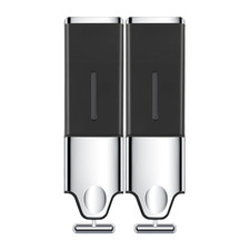 EHORIA 2-in-1 Shower Dispenser: Soap, Shampoo, Conditioner - Wall Mount