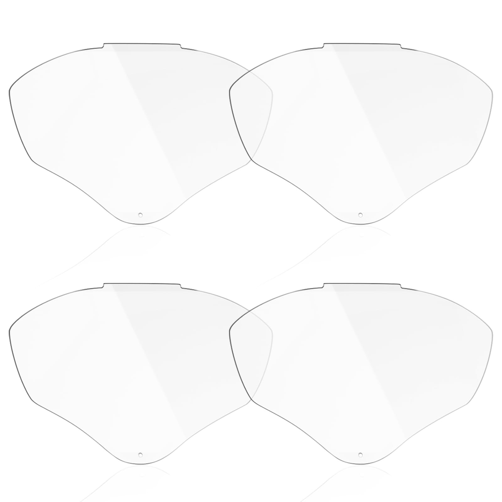 4 Pcs S8555 Face Shield Replacement Lens, Anti-Fog S8555 Compatible with Uvex S8