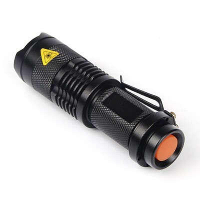 Mini Flashlight LED Torch AA/14500 Adjustable Zoom Focus Torch Lamp Waterproof