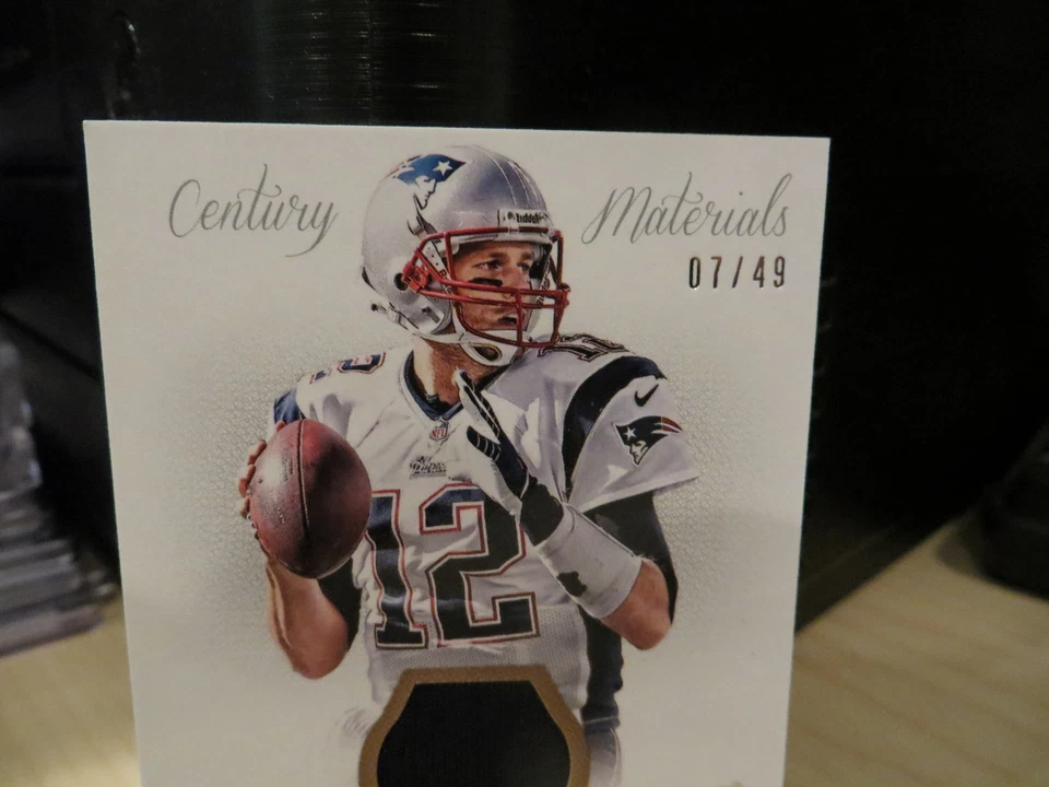 National Treasures Century Materials Jersey Patriots Tom Brady 07/49  2013 - Image 3 of 4