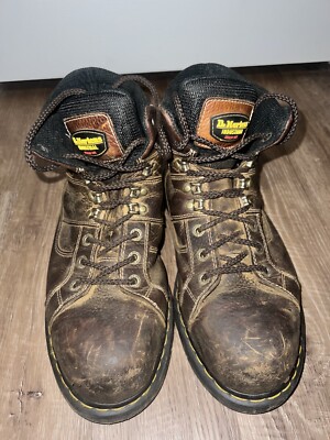 Dr. Doc Martens Industrial Steel Toe Safety Boots Black Astm  display picture 3