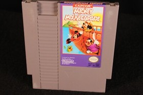 Nintendo Mickey Mousecapade NES vintage original video game cartridge mouse 1988