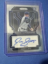 2022 Panini Prizm Baseball Rookie Autographs #RA-LZ Jake Latz RC Auto