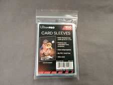 Ultra Pro Penny Soft Sleeves 1 Pack of 100 for Standard Sized Sports Cards NEW