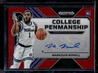 2023 Prizm Draft Picks #CP-MNW Markquis Nowell College Penmanship Red #/199