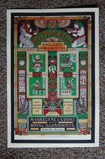 Maskelyne and Cooke magician poster #2 1875 Egyptian Hall