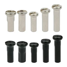 12G 13G 14G High Strength Black Silver Spoke Nipple Bike Spoke