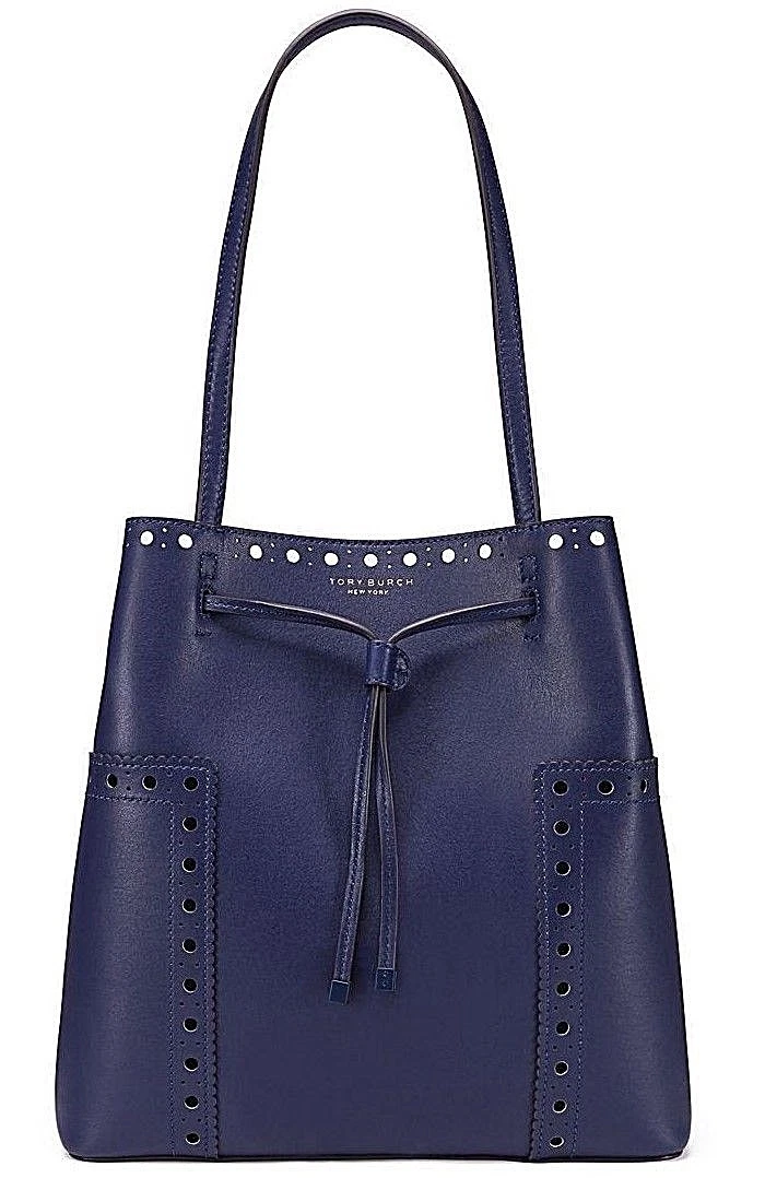 Tory Burch Canvas Mini Bucket Bag, $450, Tory Burch