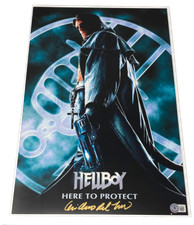 Guillermo Del Toro Signed Autographed Hellboy 12x18 Movie Poster Beckett COA