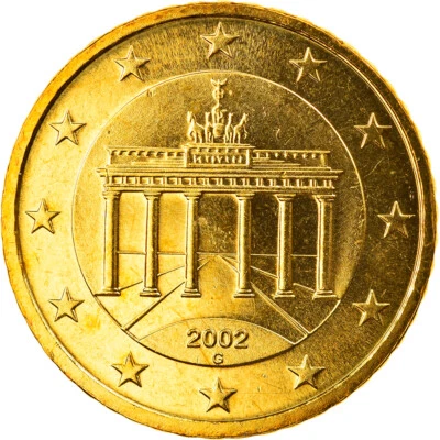 [#818795] République fédérale allemande, 50 Euro Cent, 2002, Karlsruhe, FDC, Lai - Photo 1/2