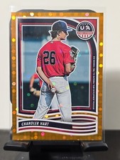 CHANDLER HART 2024 Panini USA Baseball Stars & Stripes ORANGE parallel # 47/75
