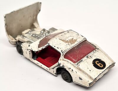 Corgi Toys N°324 – Marcos Volvo 1800 Sports – Voiture Vintage à Restaurer Ou Pièces Détachées