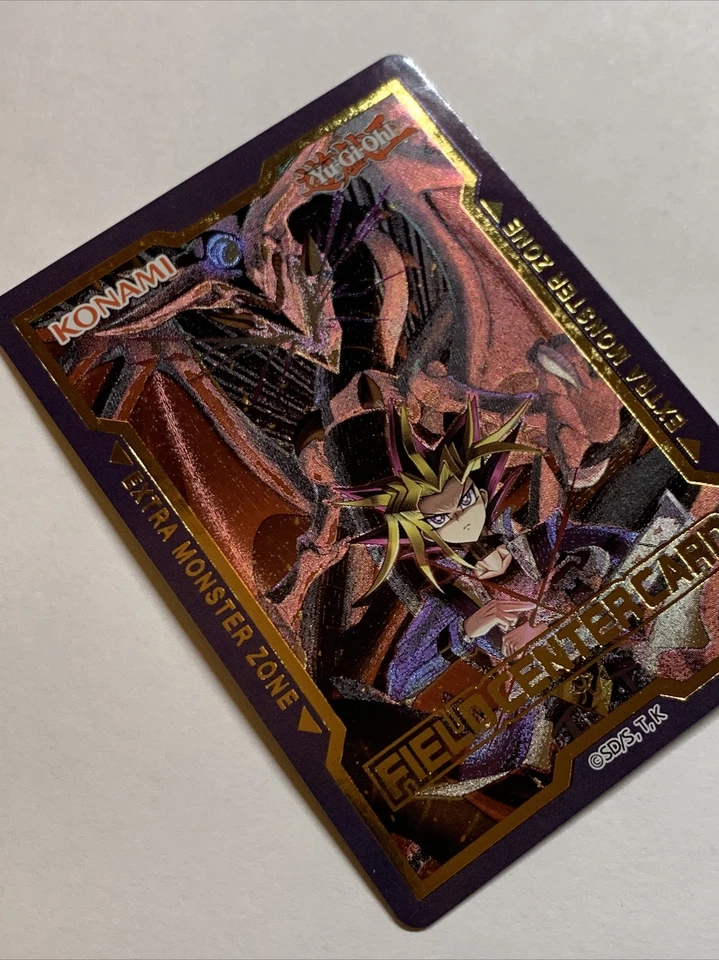 Yugi + Slifer The Sky Dragon Yugioh Field Center Foil Card Holo Doujin Anime Hot - Image 4 of 4