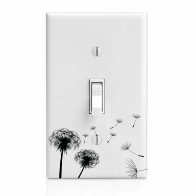 Dandelion, Make a wish Light Switch Cover, Outlet, Home Decor, Night Light, Knob