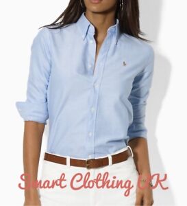 ralph lauren button up womens