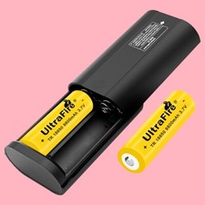 Heavy-Duty 2x 9800mAh Battery Displaceable 18650 Backup Battery Case for 18650