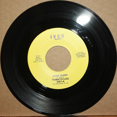 TOMATO-LOU *Dear Diary* LEADER OF THE PACK New Orleans Doo-Wop 45 on IVCO 4501