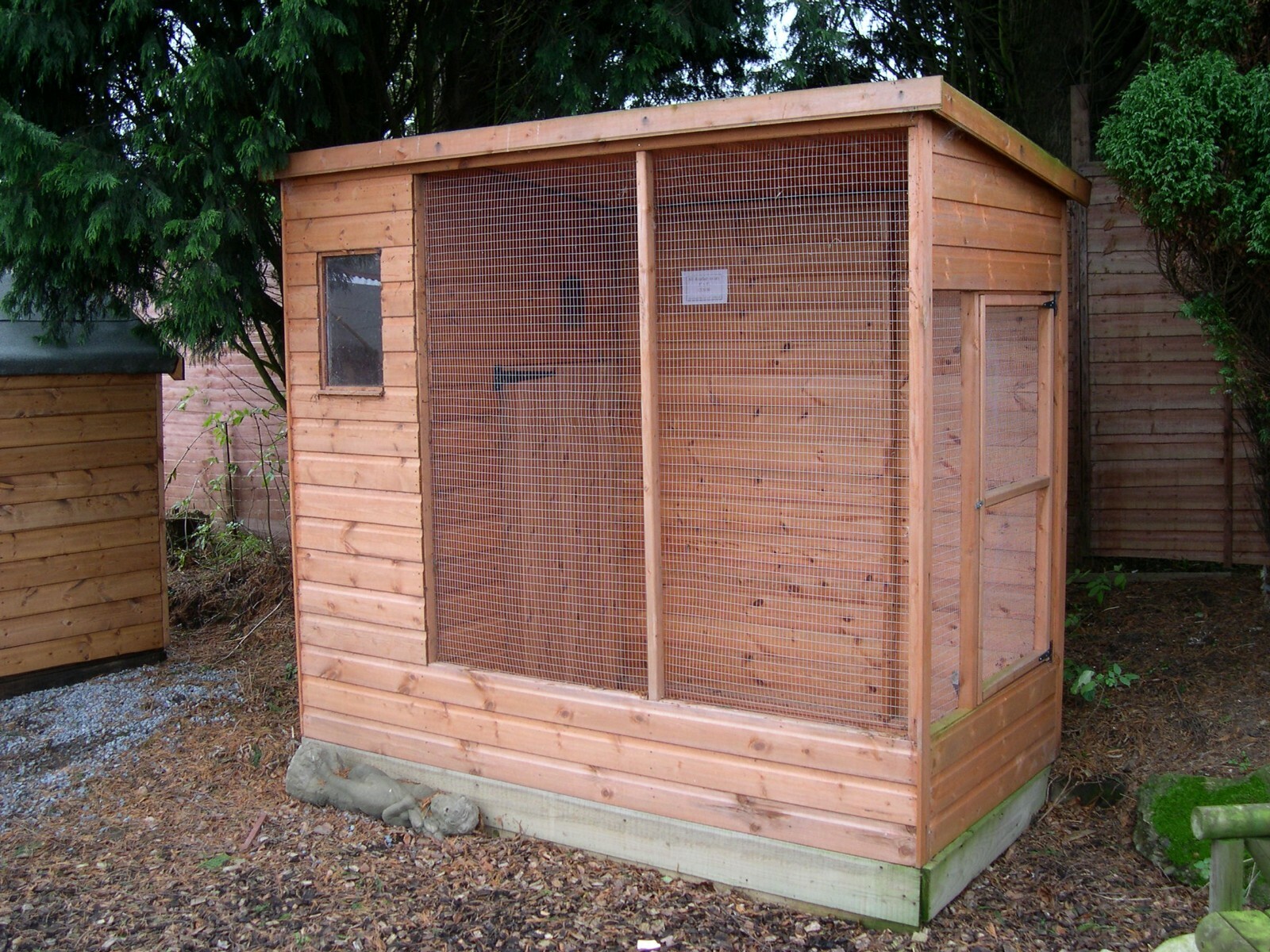 small garden bird aviary