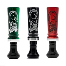 ELITE DUCK CALLS - BUTCHER CUTDOWN SINGLE REED ACRYLIC MALLARD HEN DUCK CALL