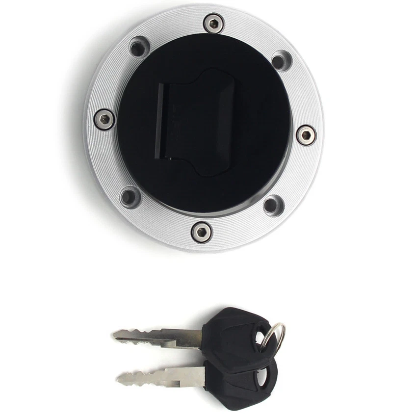 For Suzuki GSX750 GSX600 TL1000R GSXR1000 GSF250 Fuel Gas Tank Cap Cover Keys - Image 4 of 4