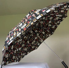 Shedrain Umbrella Vineyard Label Wine Bottle Design 32.5" L 