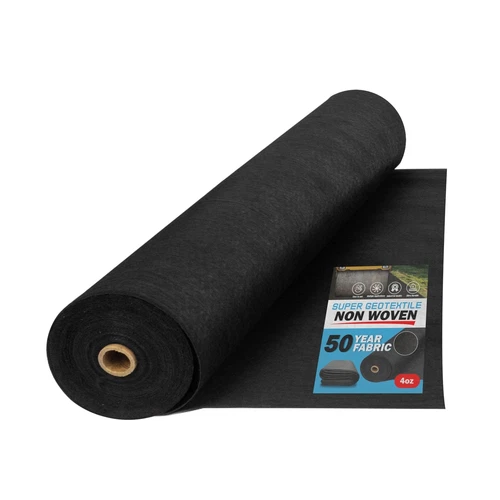 4, 6, 8 oz Non Woven Fabric for Landscaping, French Drains, Underlayment, Ero...
