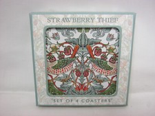 Image of Lesser & Pavey William Morris Strawberry Thief 10.5cm x 10.5cm Pk 4 Coasters