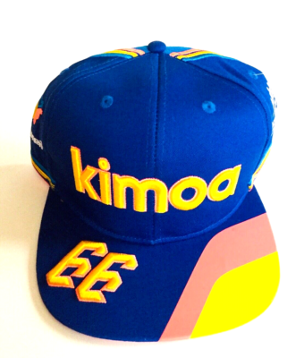 NEW 2019 Kimoa Fernando Alonso #66 McLaren Indy 500 Snapback Hat