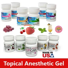 2/Pk Dental Topical Anesthetic Gel 20% 1oz Jar, Made in USA Exp 09/27