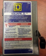 Square D 30A 120/240 V Enclosed Switch