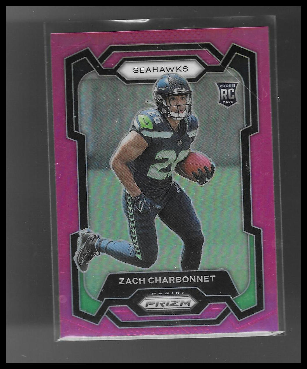 2023 Panini Prizm #392 Zach Charbonnet Pink