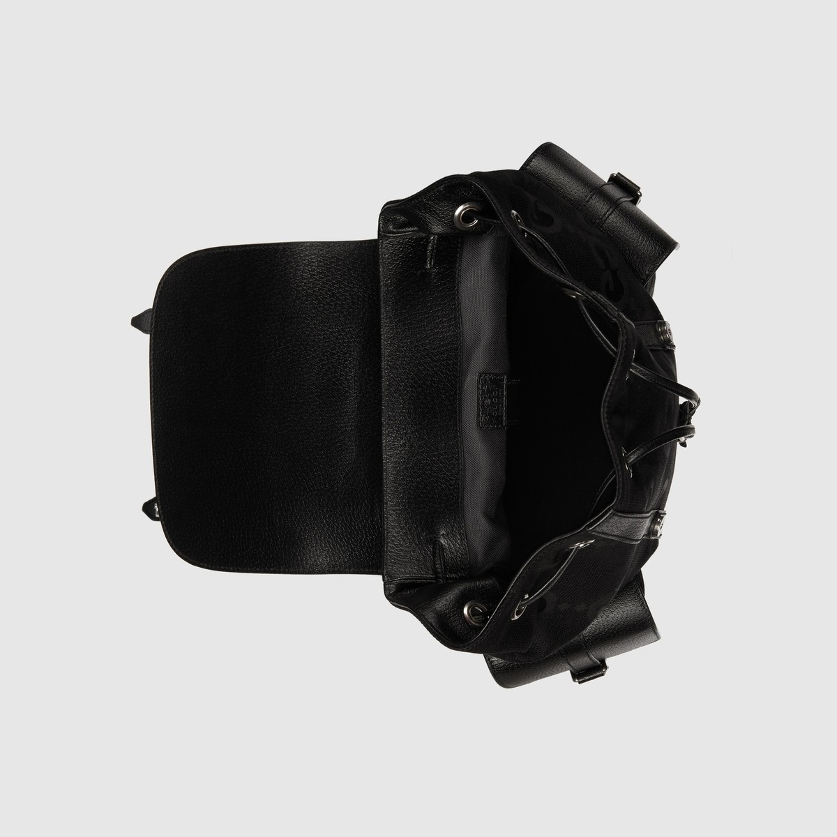 NEW GUCCI 678829 UNISEX ALL BLACK SIGNATURE JUMBO GG CANVAS NEW GUCCI 678829 UNISEX ALL BLACK SIGNATURE JUMBO GG CANVAS