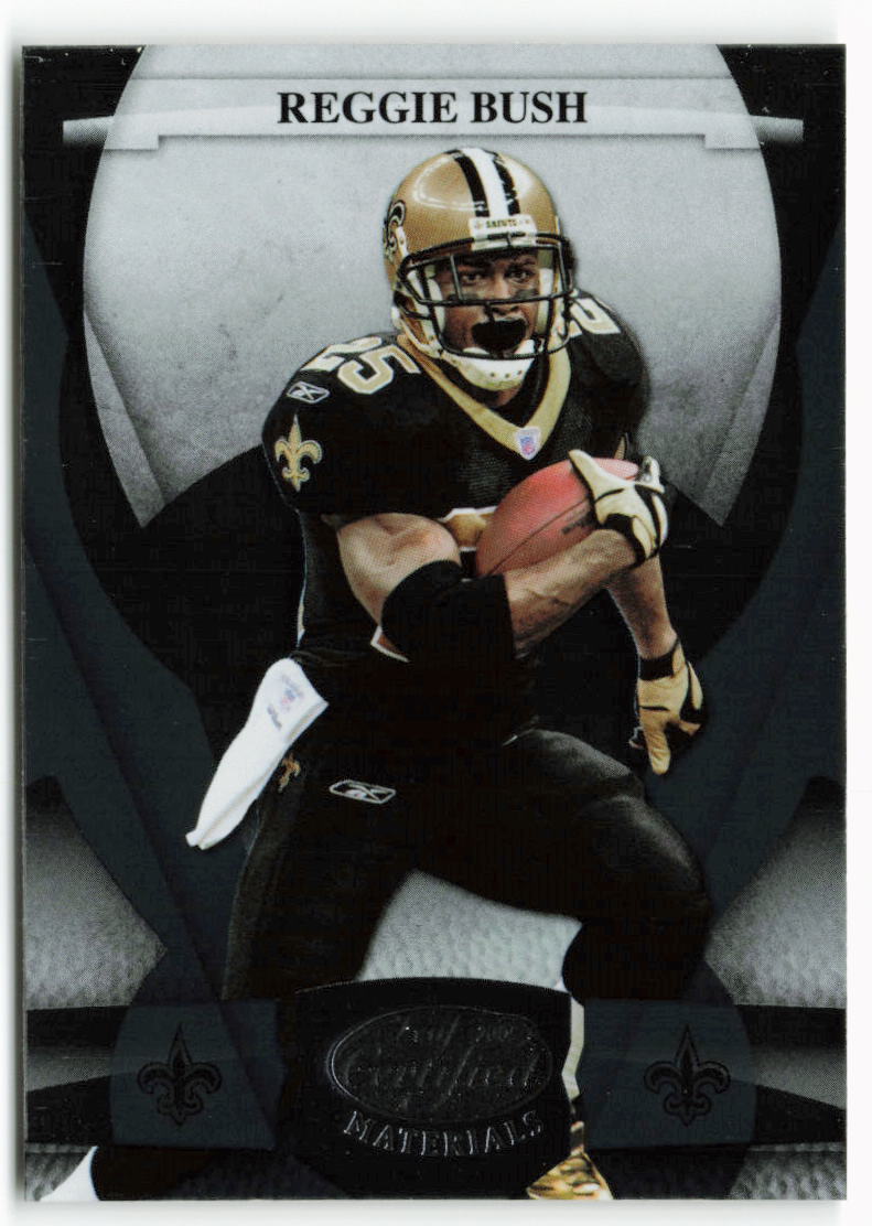 2008 Reggie Bush Leaf Certified Materials - New Orleans Saints