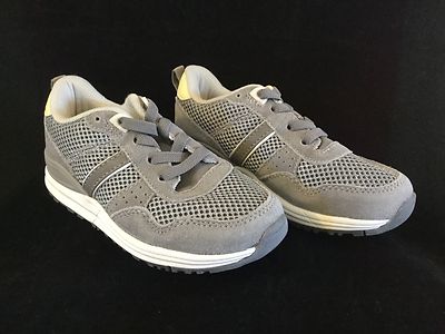 Zara Boys Gray Lace Up Sneakers Tennis Shoes USA Sz 8 EUR 25 NEW