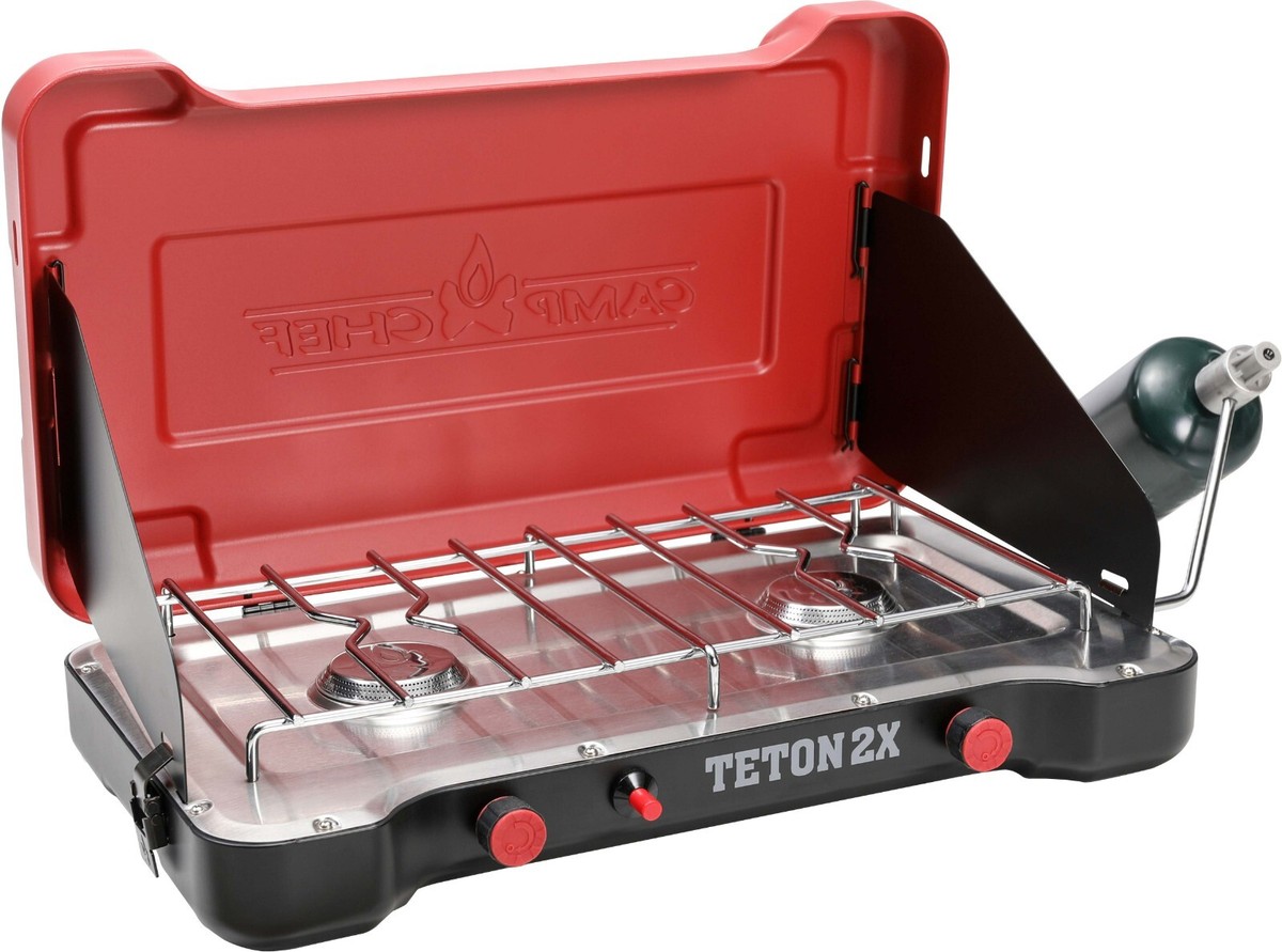 Camp Chef Mountain Series Teton 2X Two-Burner Cooking System New