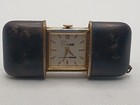 VINTAGE ENDURA 17 JEWEL HANDWIND MECHANICAL COMPACT DESK CLOCK  — photo 1
