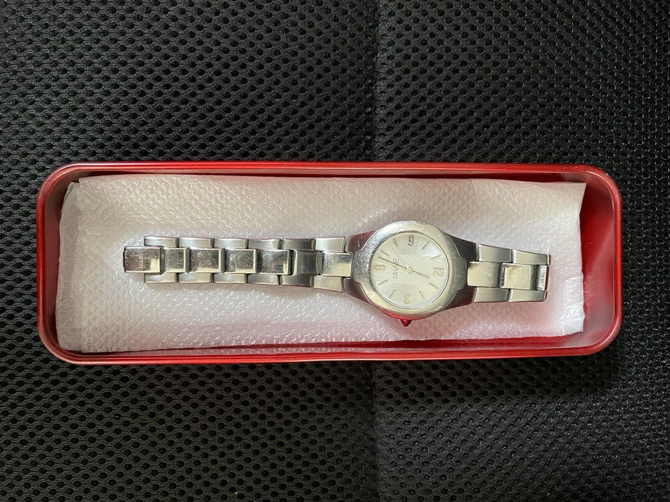 Vintage Esprit Women Bracelet Watch With Tin Case - image 2 of 4