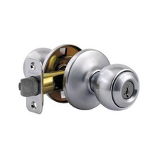 Kwikset 400P Polo Keyed Entry Knobset Satin Keyed Alike