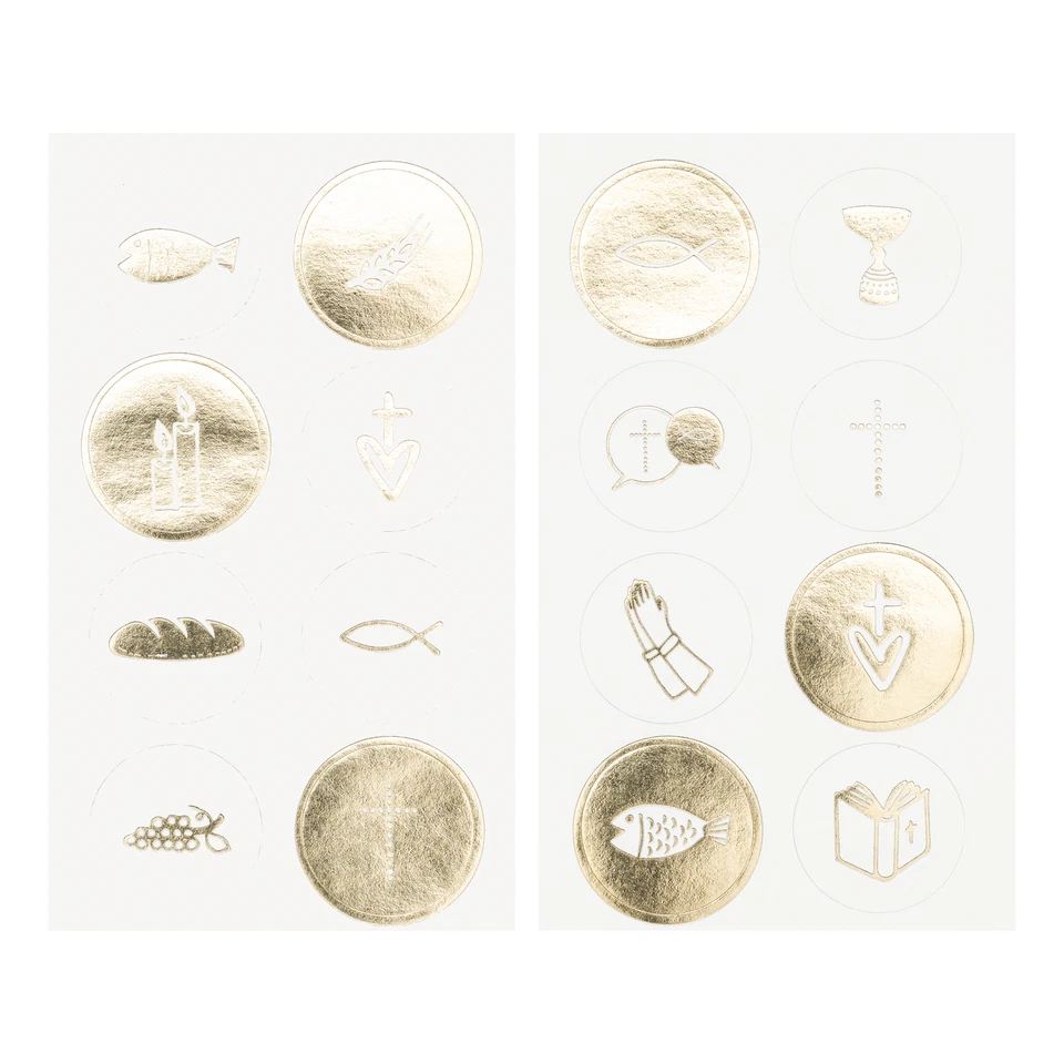 Rico Design Sticker Christliche Feste 32 Stück Selbstklebend Scrapbooking