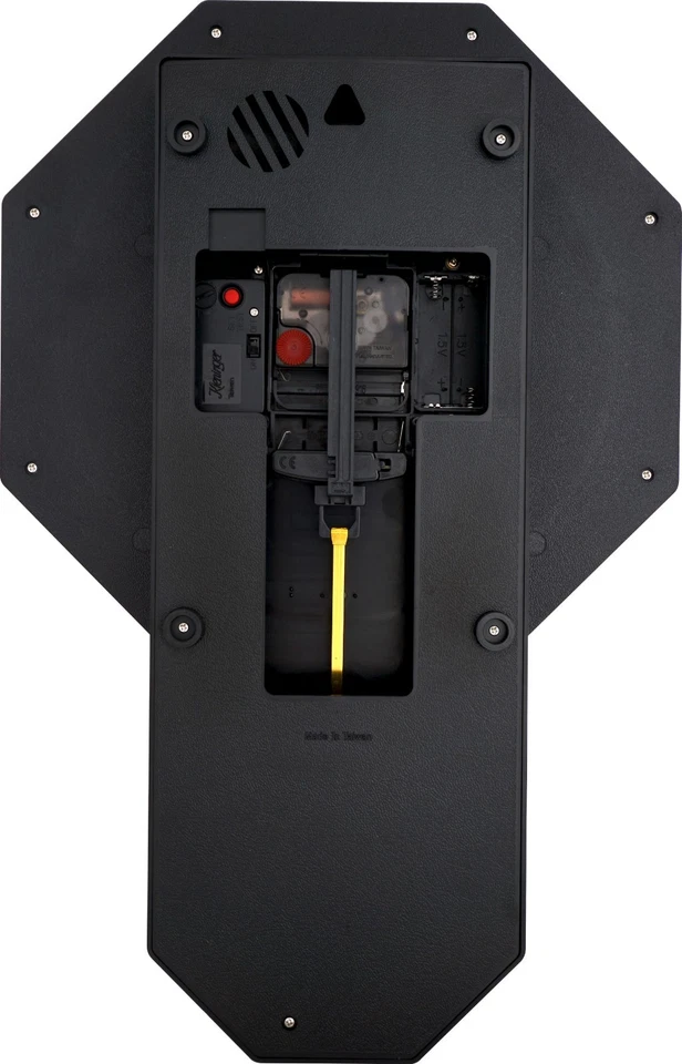 JUSTIME Regulator Schoolhouse Solid Wood Pendulum Wall Clock Westminster Chime - Image 4 of 4